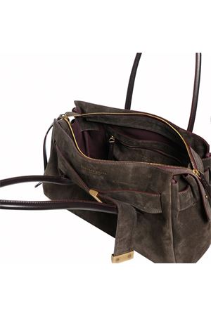 Borsa A Spalla Emeralda In Camoscio Marrone ROBERTO FESTA | EMERALDAMOGANO